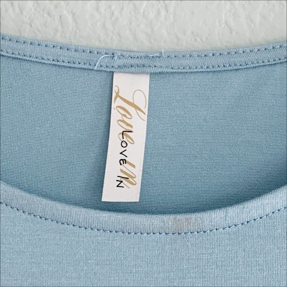 LOVE IN Soft Jersey High Low Top - Picture 2 of 3